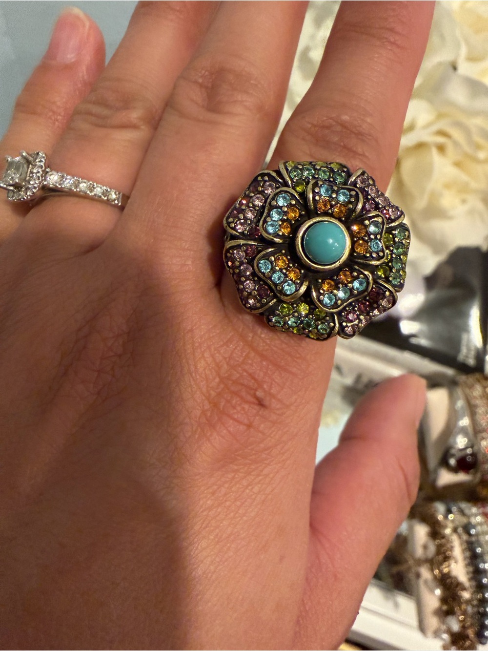 Heidi Daus Trinket Box & Ring Set - Picture 6 of 8